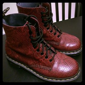 Rare Pascal Viper Print Boots